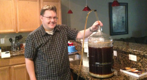 Eight days after Brew Day No. 2, I transferred the brew into a secondary fermenter.